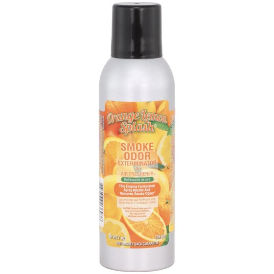 [37086] SMOKE ODOR 7OZ SPRAY ORANGE LEMON SPLASH