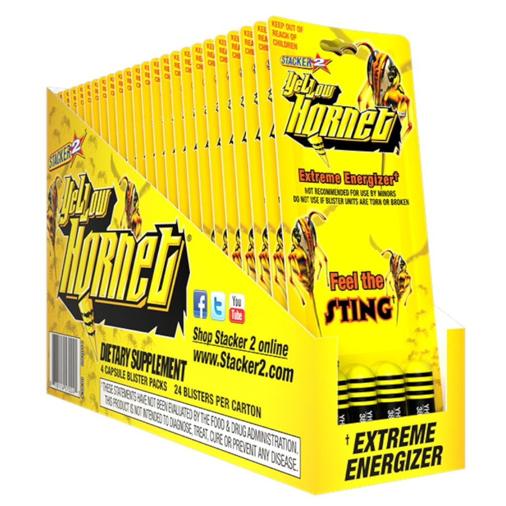 [22316] STACKER 2 BOX 24/4CT YELLOW HORNET
