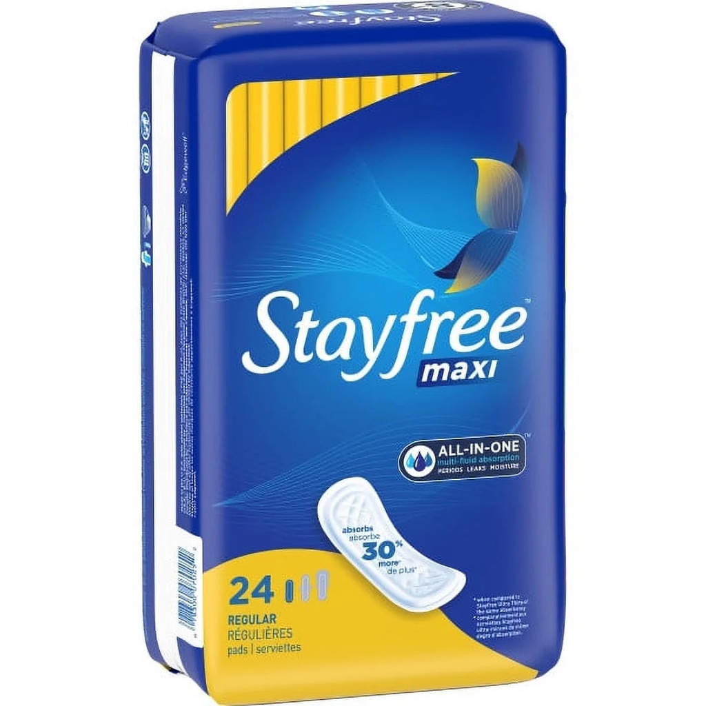 STAYFREE MAXI 24CT REGULAR