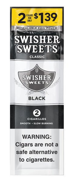 [44004] SWISHER 2/$1.39 30CT BLACK