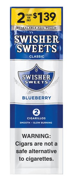 [44005] SWISHER 2/$1.39 30CT BLUEBERRY