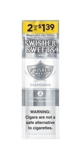 [44001] SWISHER 2/$1.39 30CT DIAMONDS
