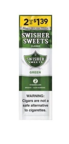 [44012] SWISHER 2/$1.39 30CT GREEN