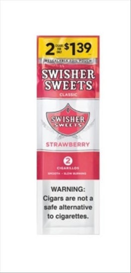 [44010] SWISHER 2/$1.39 30CT STRAWBERRY
