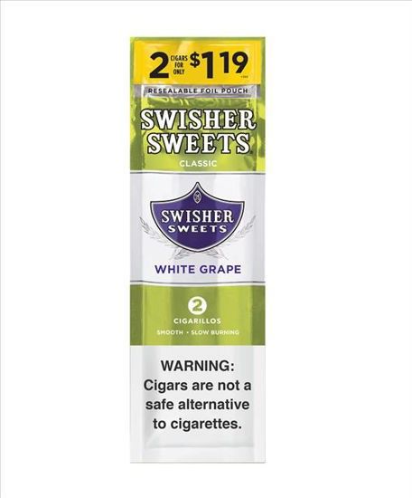 [41065] SWISHER 30CT 2/$1.19 WHITE GRAPE