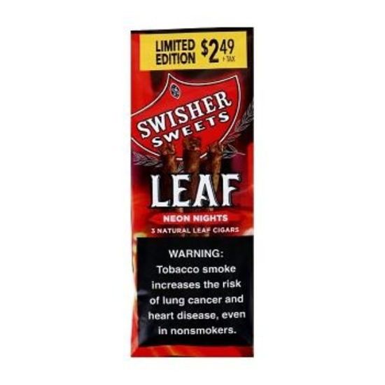 [42111] SWISHER LEAF $2.49 10/3CT NEON NIGHTS