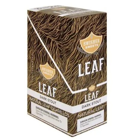 [42142] SWISHER LEAF 30CT DARK STOUT