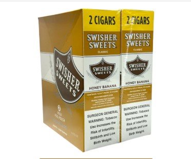 [41069] SWISHER SV2 30/2CT HONEY BANANA