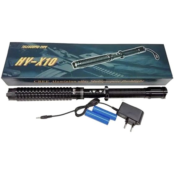 STUN GUN 1M VOLTS STICK BLACK HY-X10