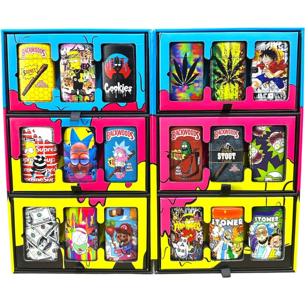 TECHNO TORCH 72CT DISPLAY ASSORTED