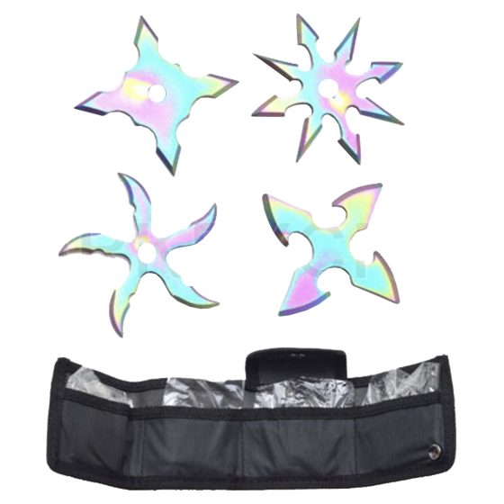 THROW STAR 4PCS SE-1134-R RAINBOW
