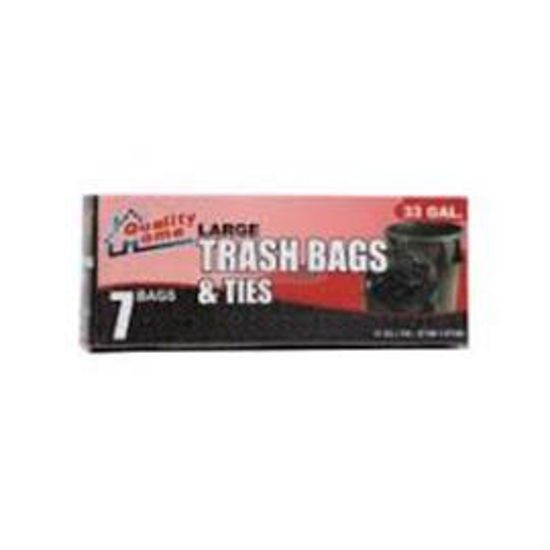 TRASH BAGS QUALITY HOME 33G 7CT