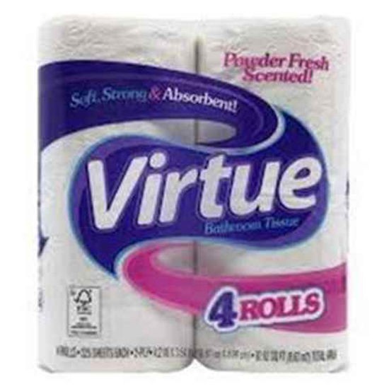 VIRTUE 4CT BATHROOM TISSUE