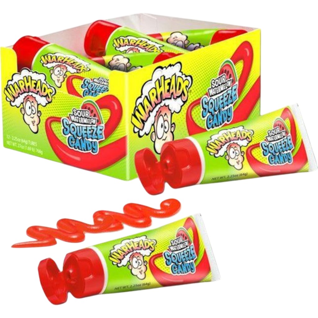 WARHEADS SQUEEZE 12CT SOUR WATERMELON