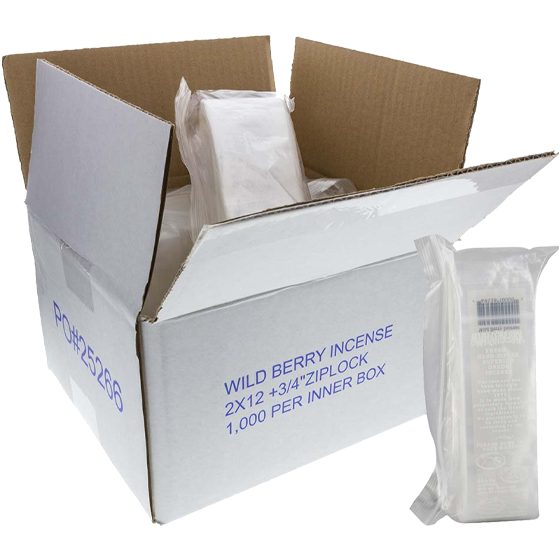 WILD BERRY 100CT ZIP BAGS FOR STICKS