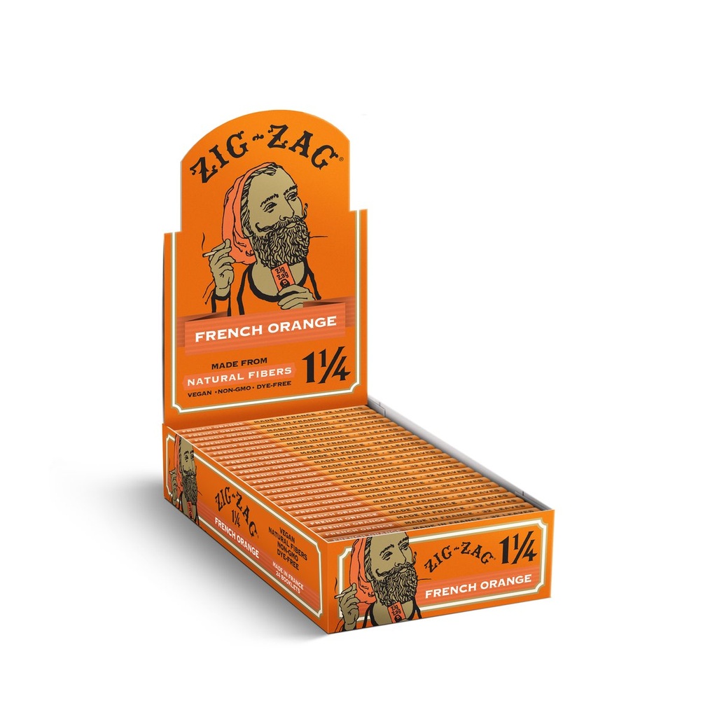 ZIG ZAG 24CT ORANGE 1.25"