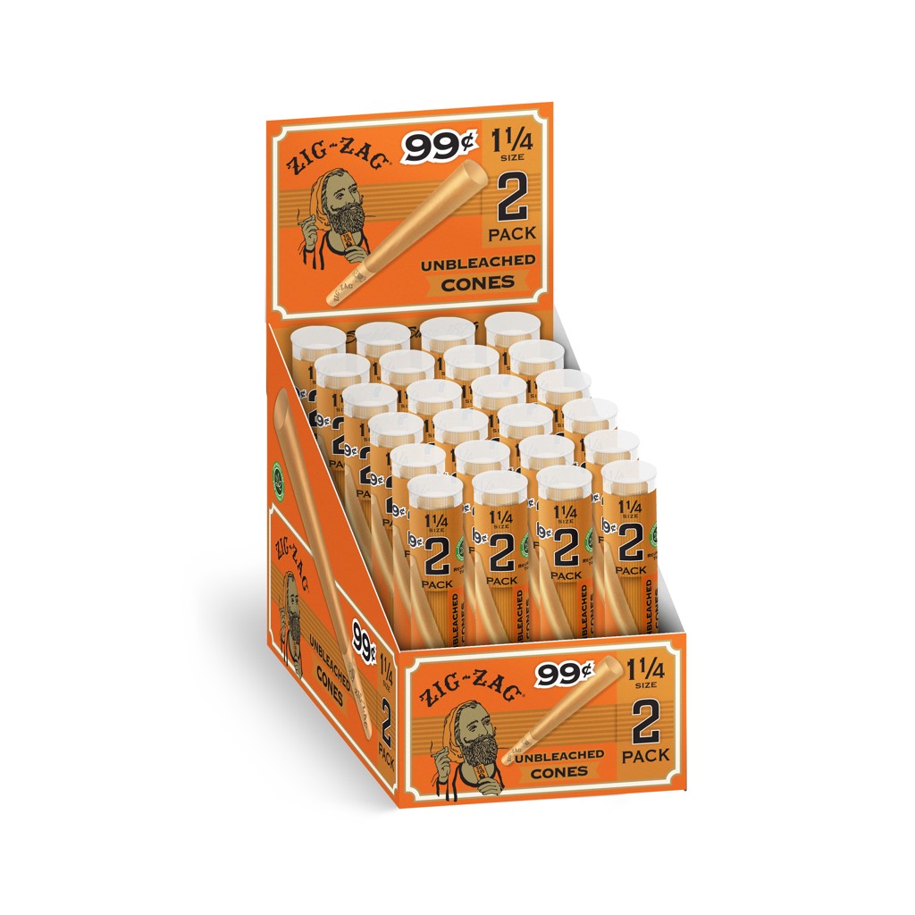 [25199] ZIG ZAG CONES 24CT/2CT 1.25" $0.99