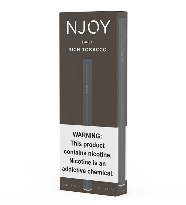NJOY DAILY 5/1CT RICH TOBACCO 4.5%