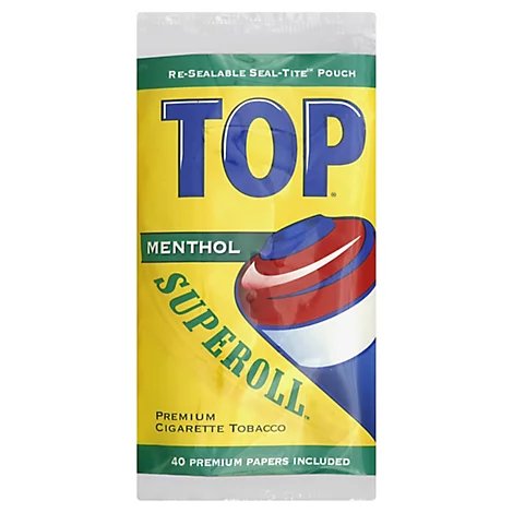[26001] TOP CIGARETTE TOBACCO 12CT MENTHOL .6 OZ