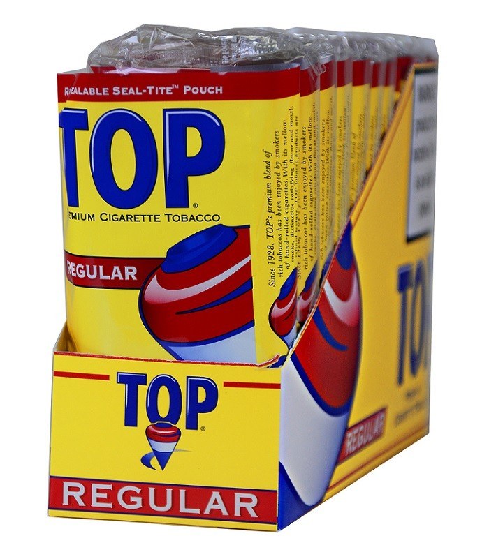 [20577] TOP CIGARETTE TOBACCO 12CT REGULAR .6 OZ
