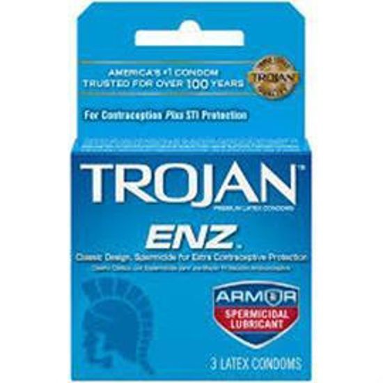 [20283] TROJAN 6CT ENZ SPERMICIDAL D-BLUE