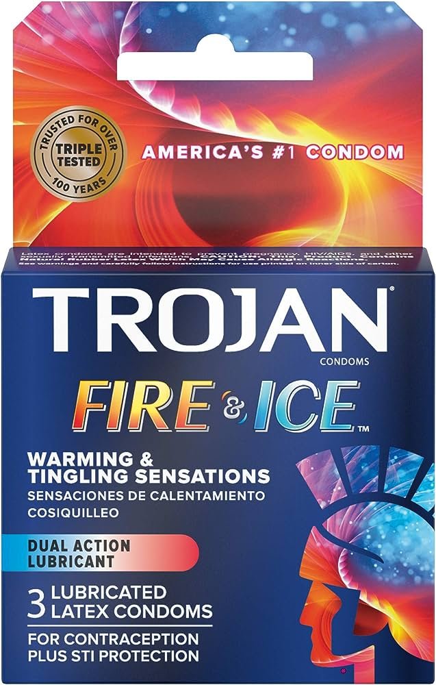 [20289] TROJAN 6CT FIRE & ICE MAROON PURPLE