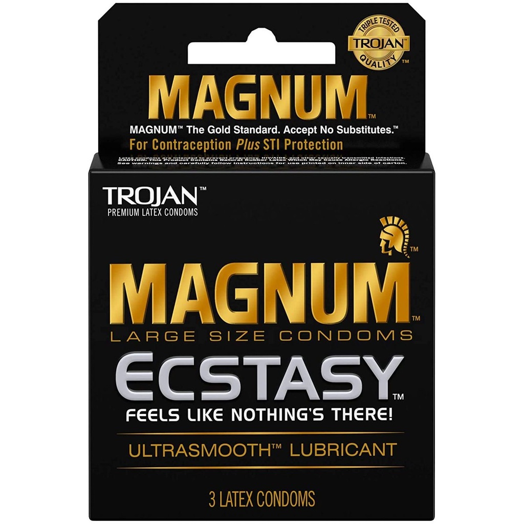 [20279] TROJAN 6CT MAGNUM ECSTASY BLACK