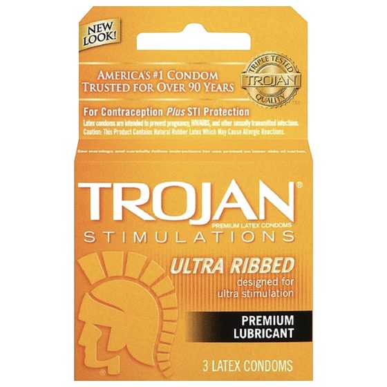 [20284] TROJAN 6CT ULTRA RIBBED GOLD