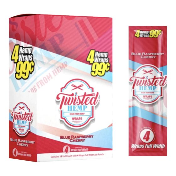 [21546] TWISTED 15CT 4/$.99 BLUE RASPB CHERRY