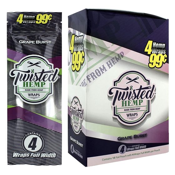 [21370] TWISTED 15CT 4/$.99 GRAPE BURST