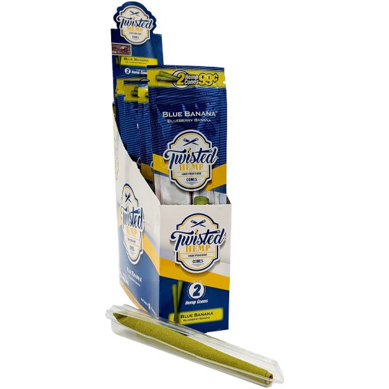 [24452] TWISTED CONES 10CT 2/$.99 BLUE BANANA