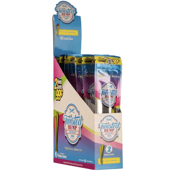 [24458] TWISTED CONES 10CT 2/$.99 TROPICAL BREEZE