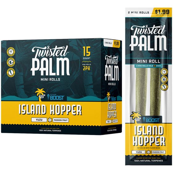 [24266] TWISTED PALM 15CT $1.99 MINI ROLLS ISLAND HOPPER