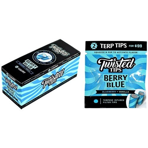 [23926] TWISTED TIPS 24CT BERRY BLUE
