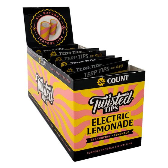 [23927] TWISTED TIPS 24CT ELECTRIC LEMONADE