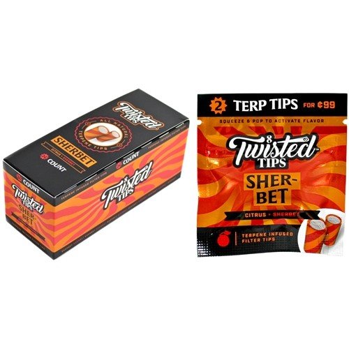[23931] TWISTED TIPS 24CT SHERBET