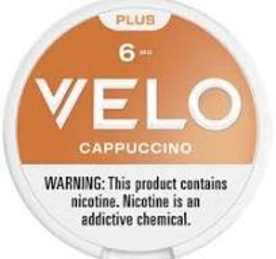 [36783] VELO PLUS NICOTINE POUCH 6MG 5CT CAPPUCCINO