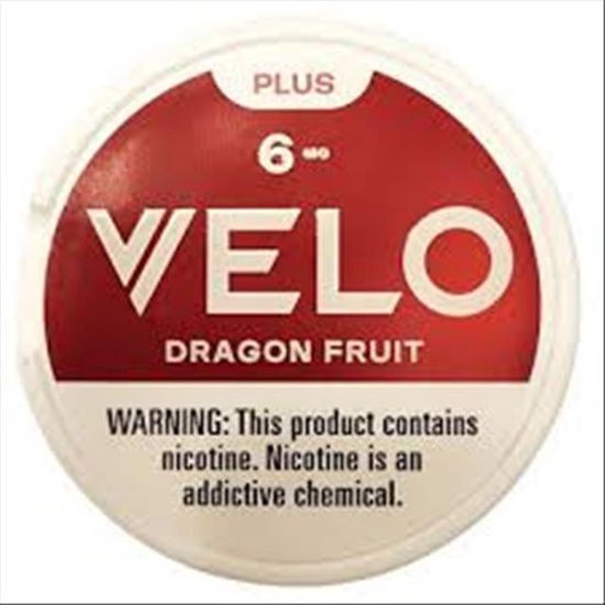 [36752] VELO PLUS NICOTINE POUCH 6MG 5CT DRAGON FRUIT
