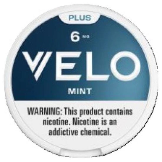 [36753] VELO PLUS NICOTINE POUCH 6MG 5CT MINT