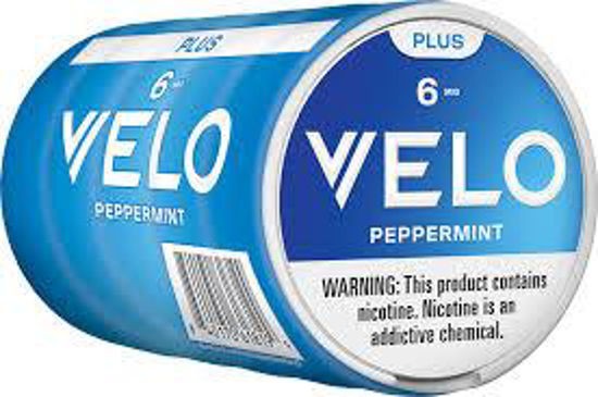 [36755] VELO PLUS NICOTINE POUCH 6MG 5CT PEPPERMINT