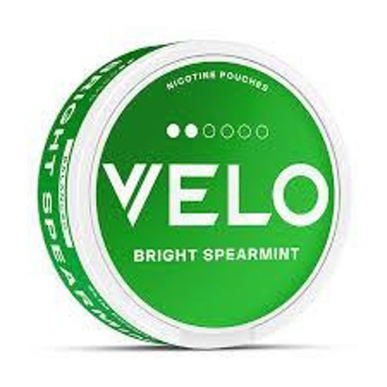 [36757] VELO PLUS NICOTINE POUCH 6MG 5CT SPEARMINT
