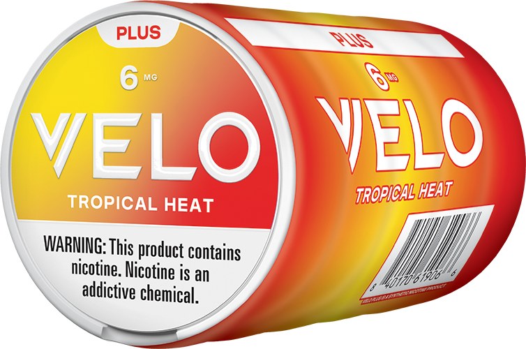 [37005] VELO PLUS NICOTINE POUCH 6MG 5CT TROPICAL HEAT