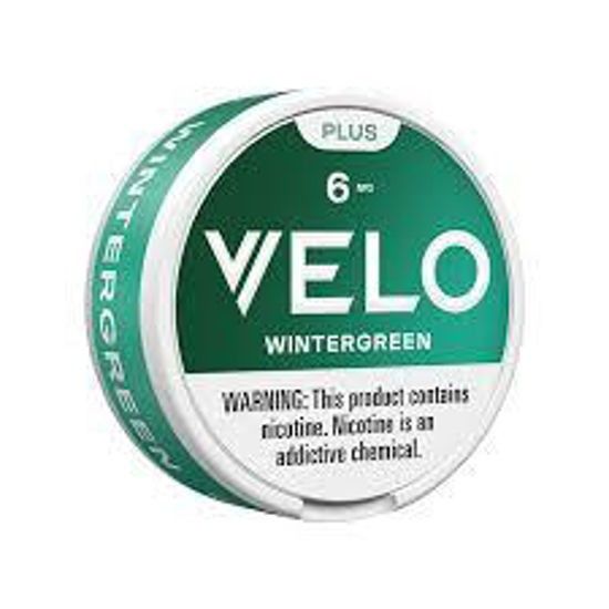 [36761] VELO PLUS NICOTINE POUCH 6MG 5CT WINTERGREEN