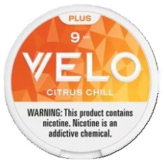 [36751] VELO PLUS NICOTINE POUCH 9MG 5CT CITRUS