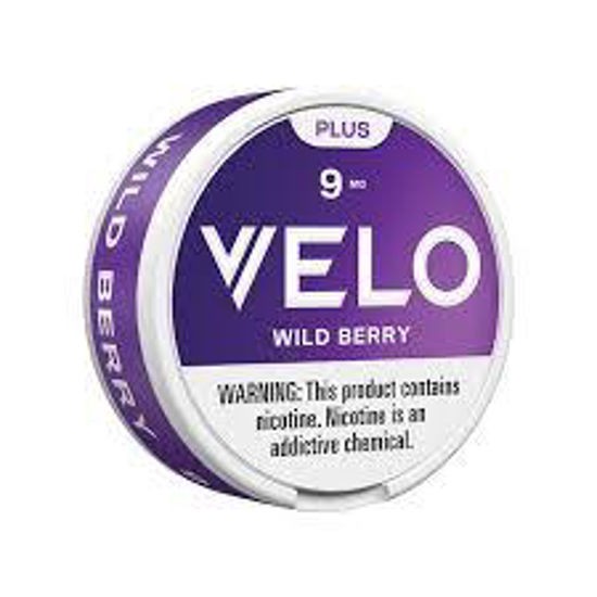 [36760] VELO PLUS NICOTINE POUCH 9MG 5CT WILD BERRY