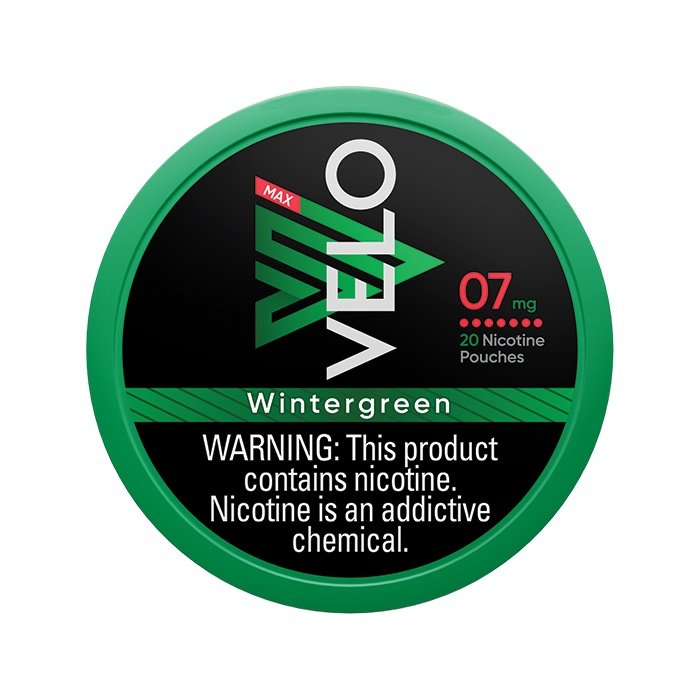 [36762] VELO PLUS NICOTINE POUCH 9MG 5CT WINTERGREEN