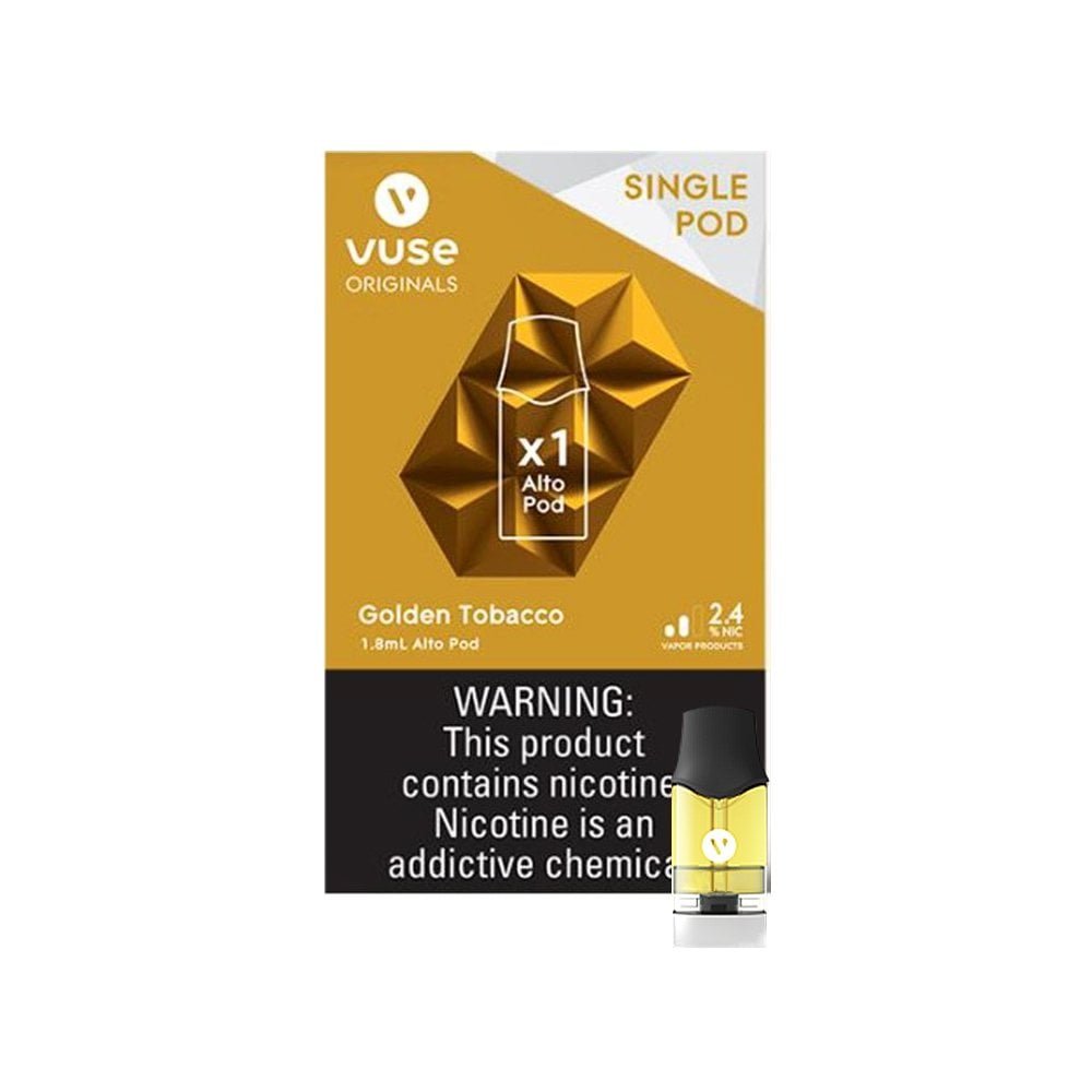 [1451] VUSE ALTO POD 1CT GOLDEN TOBACCO 2.4%