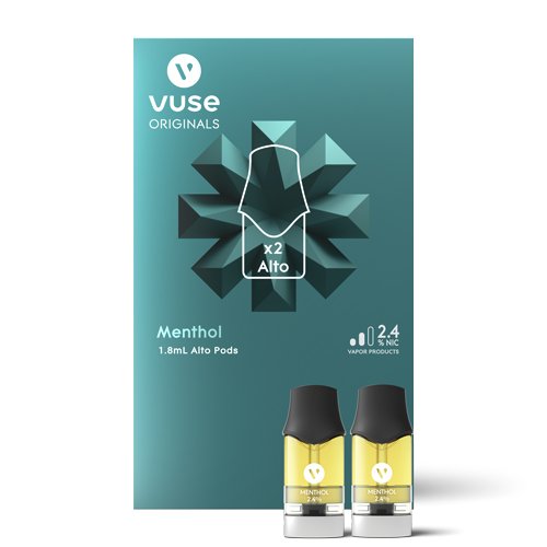 VUSE ALTO POD 2CT MENTHOL 2.4%
