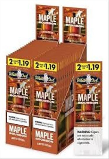 [41087] WHITE OWL 30CT 2/$1.19 MAPLE BOURBON