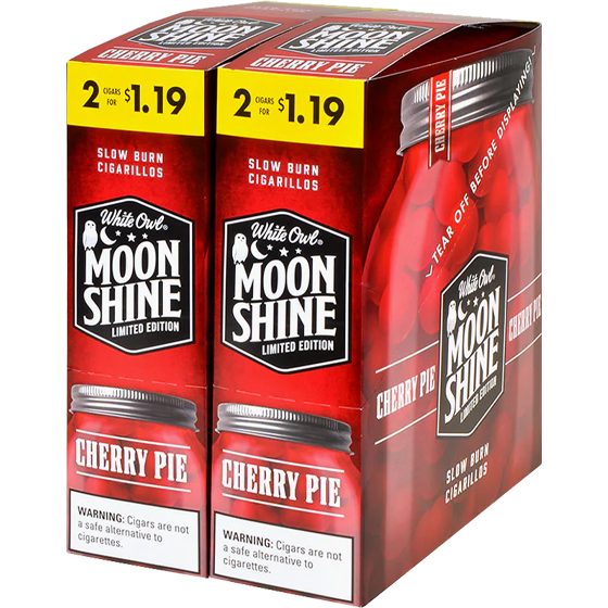[41022] WHITE OWL 30CT 2/$1.19 MOON SHINE CHERRY PIE